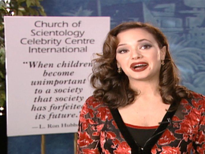 Leah Remini at the Celebrity Centre International Gala in 1997